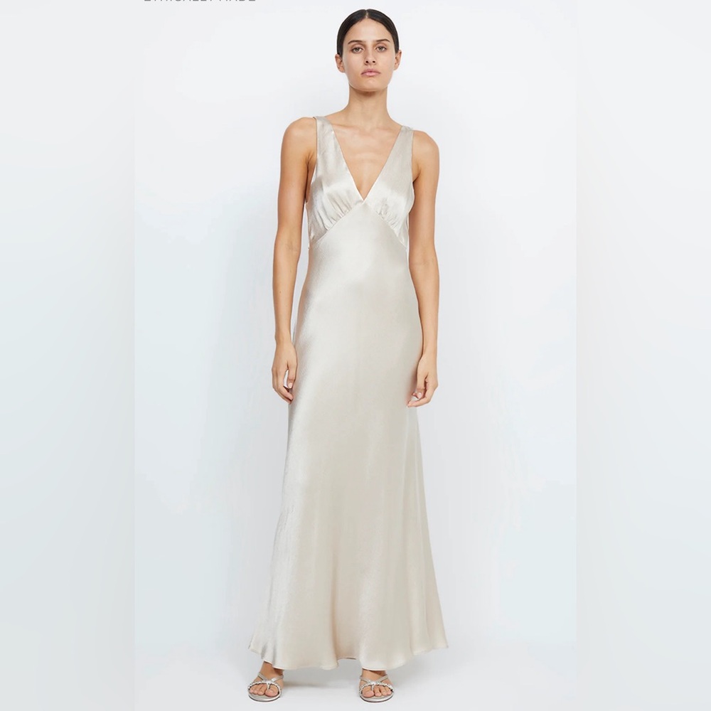 MOON DANCE VERONA DRESS - SAND UK12/US8